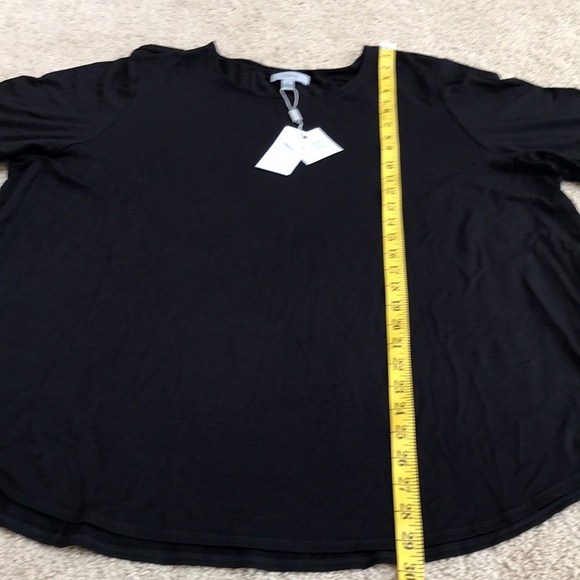New! Cupio 3X black short sleeve top. - Picture 6 of 9